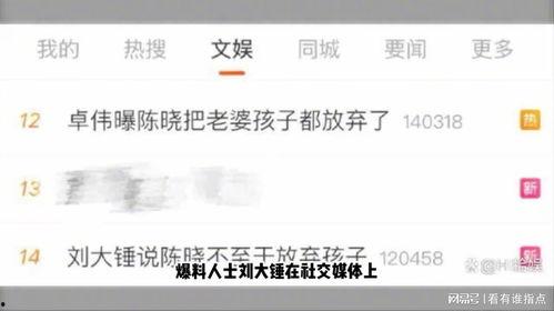 刘大锤爆料预告最新,揭秘娱乐圈最新热点事件 第3张 刘大锤爆料预告最新,揭秘娱乐圈最新热点事件 第3张